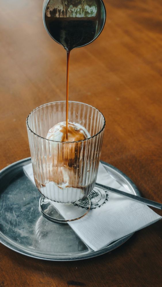 Affogato. Helados con Alcohol.