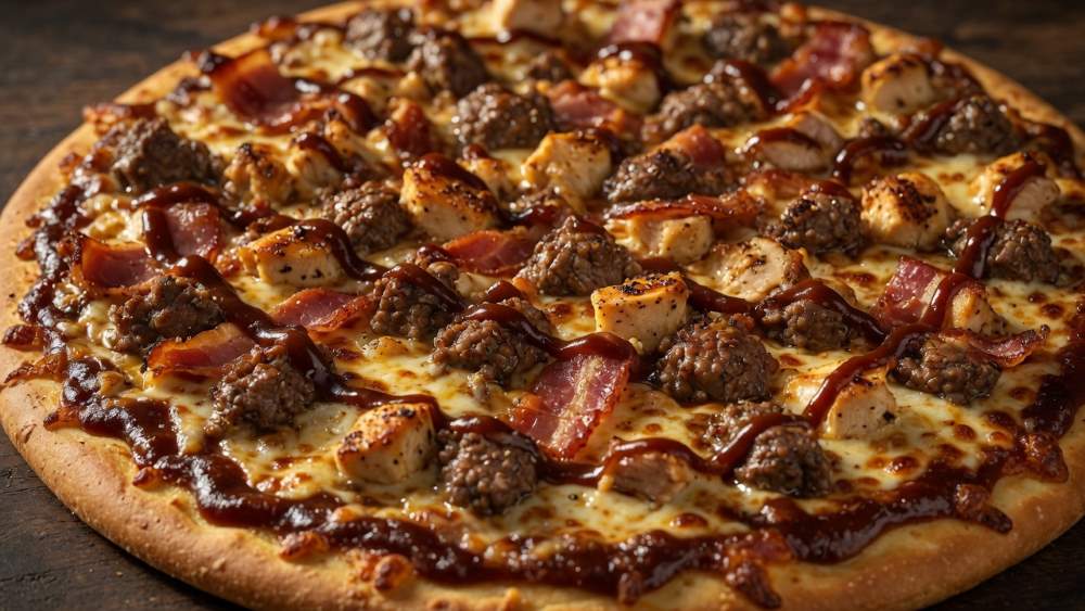 Pizzas del Mundial. Barbacoa.