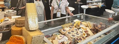 Expositor de Quesos en el Festival del Queso