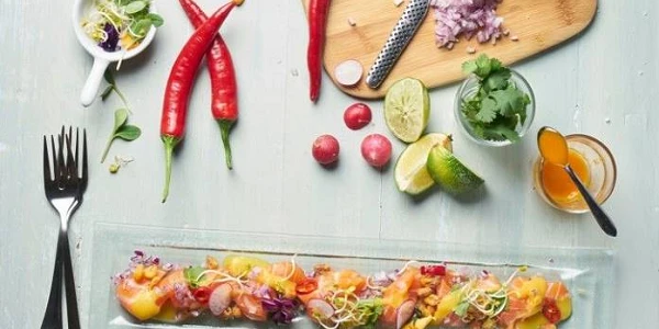 Salmón Noruego Tiradito