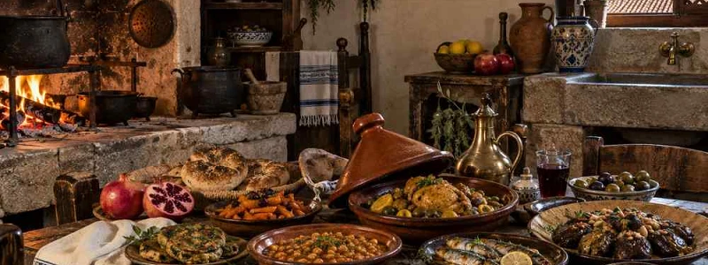Cocina Sefardí realizada con IA